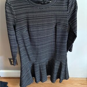 Size small, Loft, 3/4 sleeved flippy hem dress